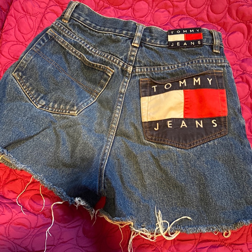 Vintage Tommy cut off shorts